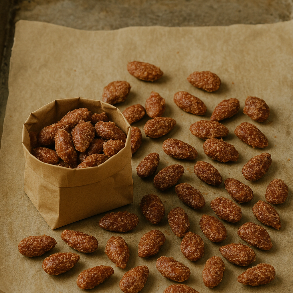 Gebrannte Mandeln aus dem Ofen - wie vom Weihnachtsmarkt